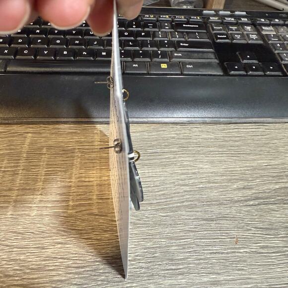 Branch Alley Black Abstract Handmade Dangle Earrings NWT - Picture 3 of 7